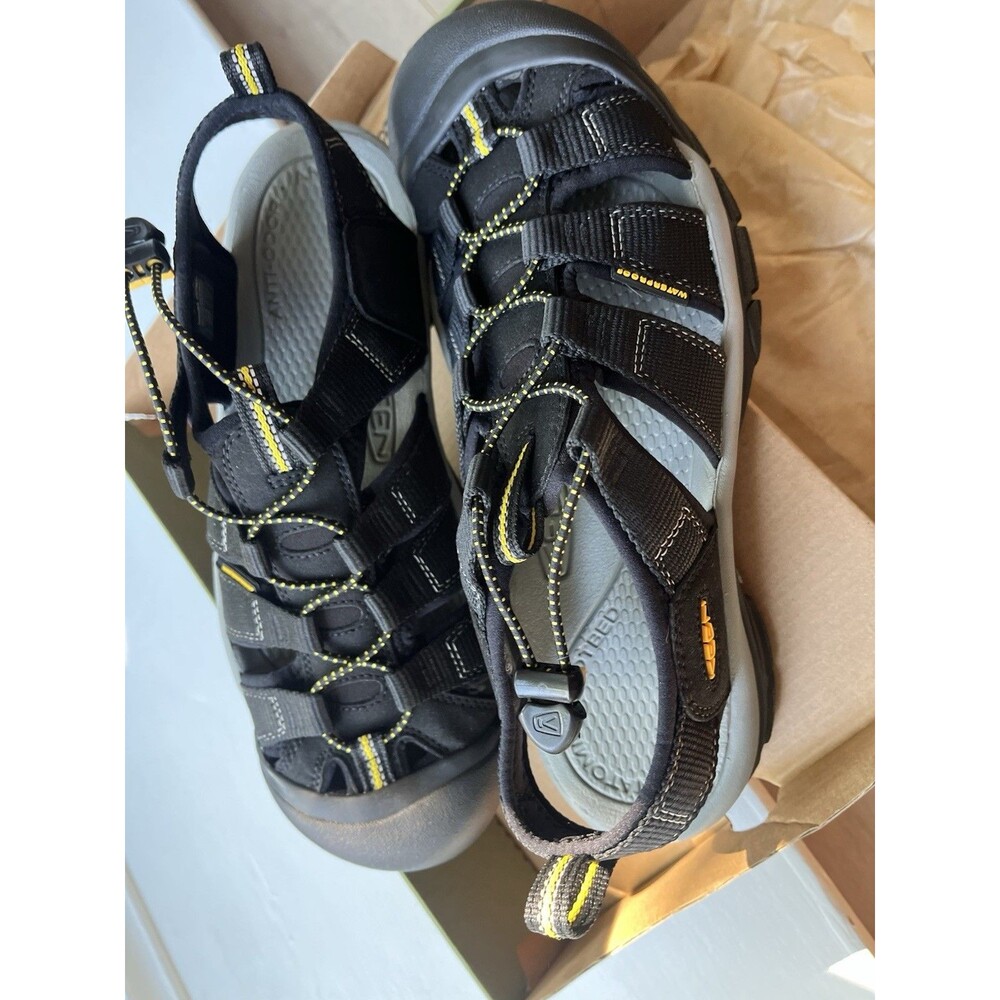 New Keen Men Newport H2 Sandal Black 9.5 Water Hiking Boating Arch Support Comfy - Picture 14 of 16